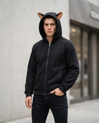 Statement Street - Nugas | Reißverschluss Ohren Hoodie Herren