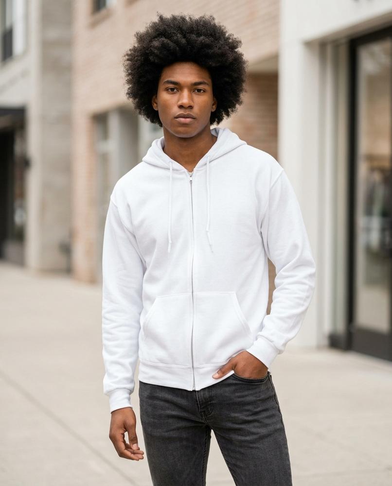Statement Street - Towun | Reißverschluss Langärmlig Hoodie Herren