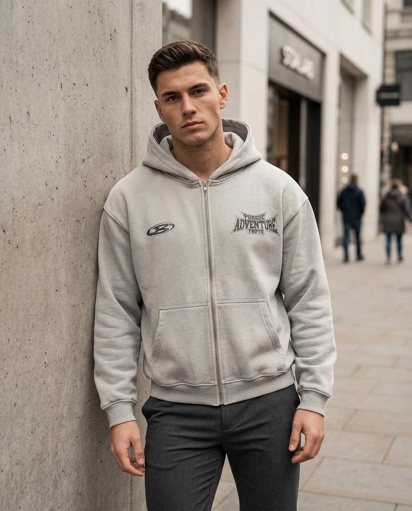 Statement Street - Aenet | Gewaschen Bedruckt Hoodie Herren