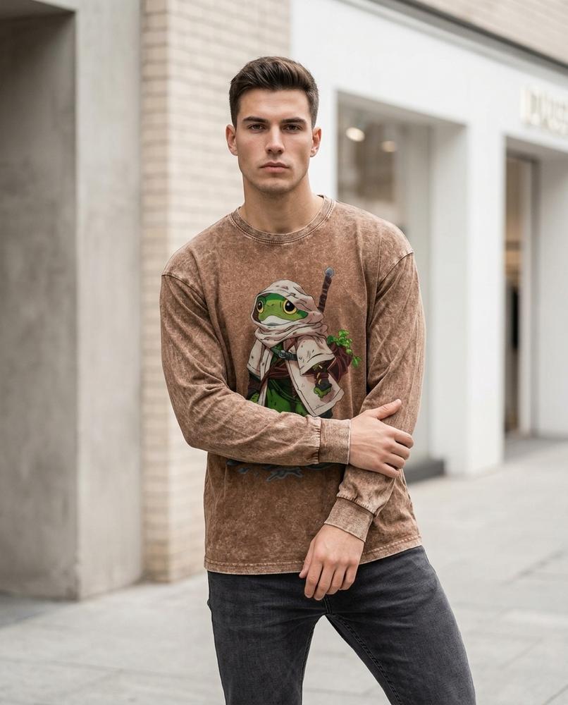 Statement Street - Lazot | Langärmliges Bedrucktes Shirt Unisex