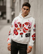 Statement Street - Vipik | Appliziert Gewaschen Hoodie Herren