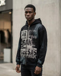 Statement Street - Rirot | Bedruckter Gewaschener Hoodie Herren