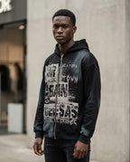 Statement Street - Rirot | Bedruckter Gewaschener Hoodie Herren