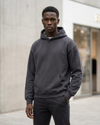 Statement Street - Cefun | Locker Geschnittener Baumwoll Hoodie Herren