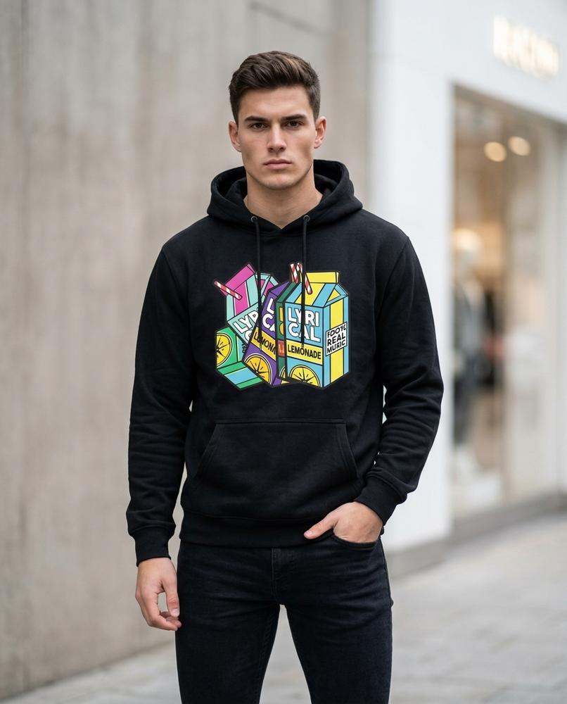 Statement Street - Kivil | Bedruckt Langärmlig Hoodie Herren