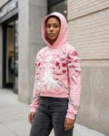 Statement Street - Sepir | Applizierter Kurzgeschnittener Hoodie Damen