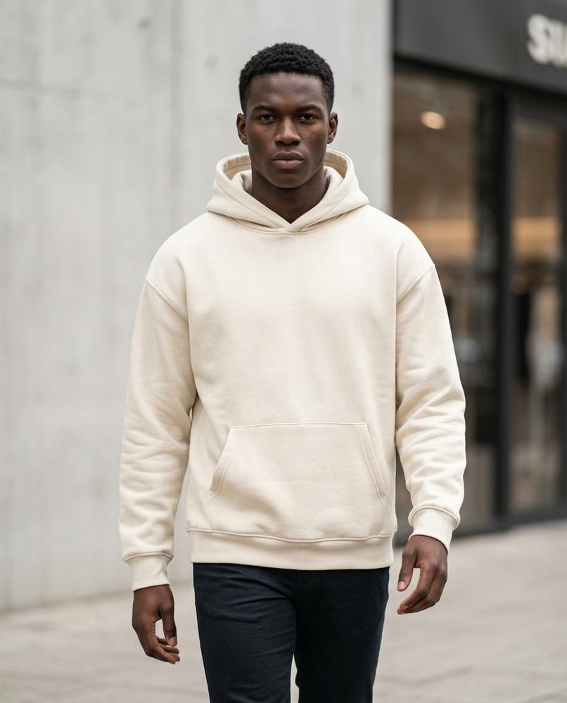 Statement Street - Mulin | Lockerer Aufgerauter Hoodie Herren