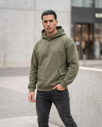 Statement Street - Mulin | Lockerer Aufgerauter Hoodie Herren