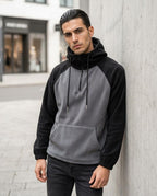 Statement Street - Kedod | Zweifarbig Hochschließend Hoodie Herren