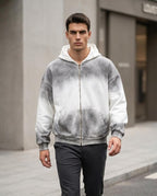 Statement Street - Kipin | Reißverschluss Gewaschen Hoodie Herren