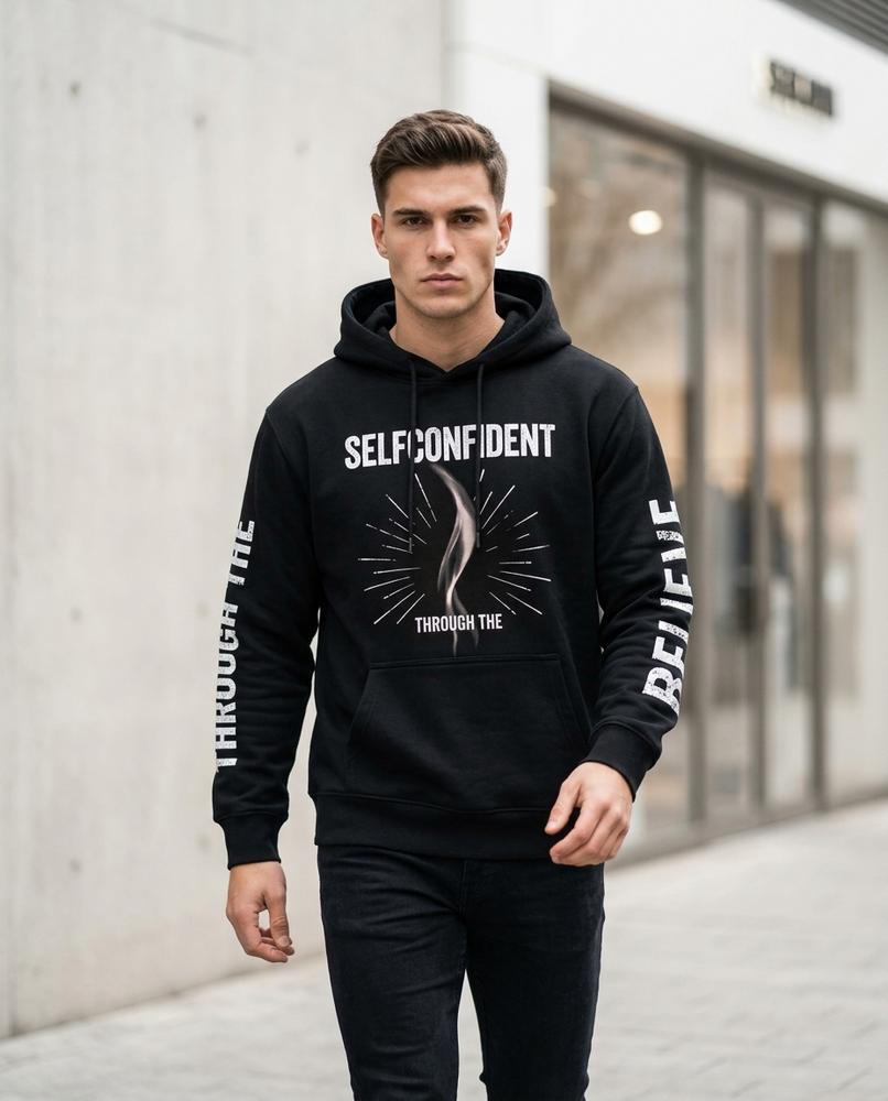 Statement Street - Toguk | Bedruckter Langärmliger Hoodie Herren