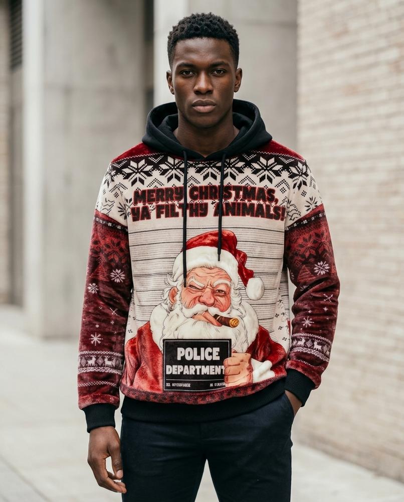 Statement Street - Nupak | Bedruckt Samtig Hoodie Herren