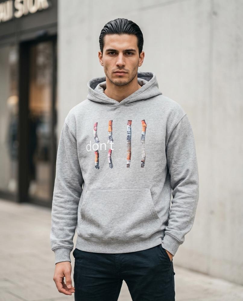 Statement Street - Vafer | Bedruckt Langärmlig Hoodie Herren