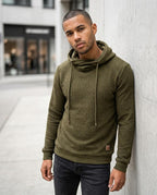 Statement Street - Cimun | Strukturiert Hochgeschlossen Hoodie Herren
