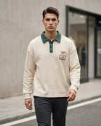 Statement Street - Cukiv | Strukturiert Langärmlig Pullover Herren