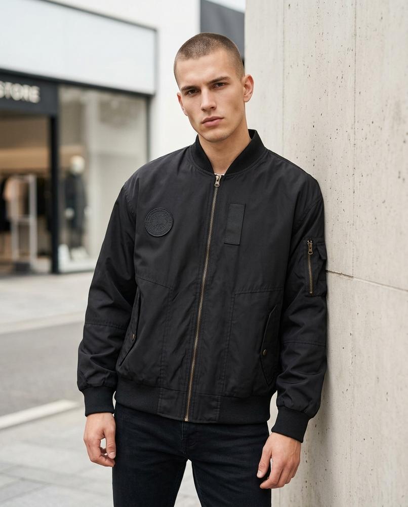 Statement Street - Degol | Gepatchte Wattierte Jacke Herren