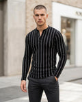 Statement Street - Nulun | Langärmliges Gestreiftes Shirt Herren