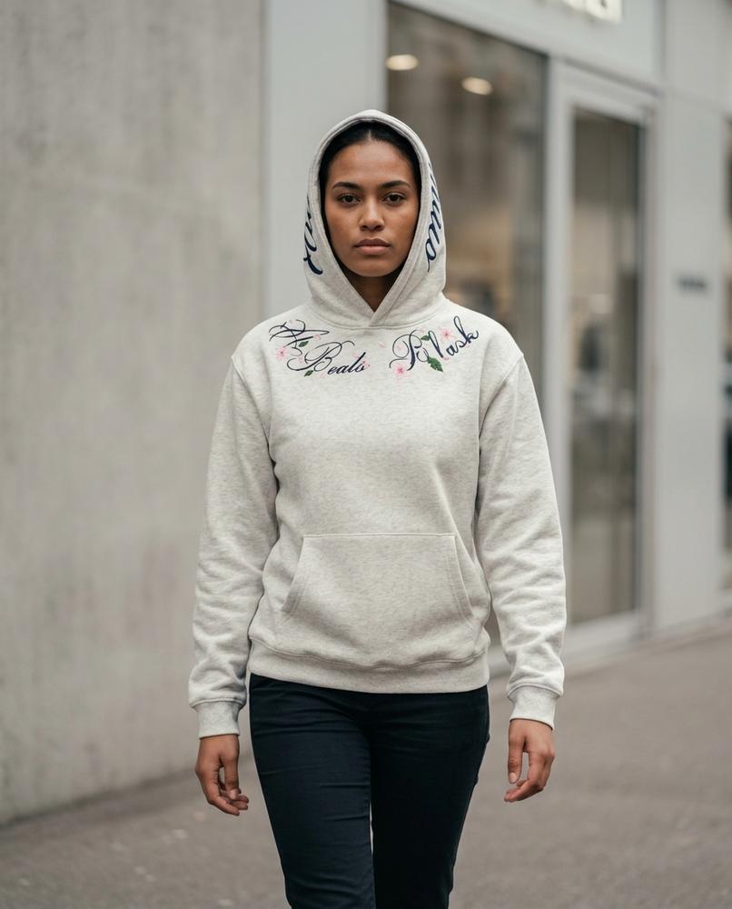 Statement Street - Vopat | Bestickt Langärmlig Hoodie Herren