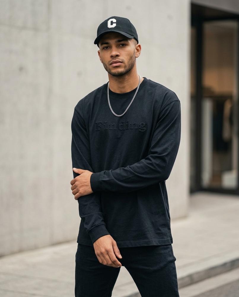 Statement Street - Kapov | Langärmliges Besticktes Shirt Herren