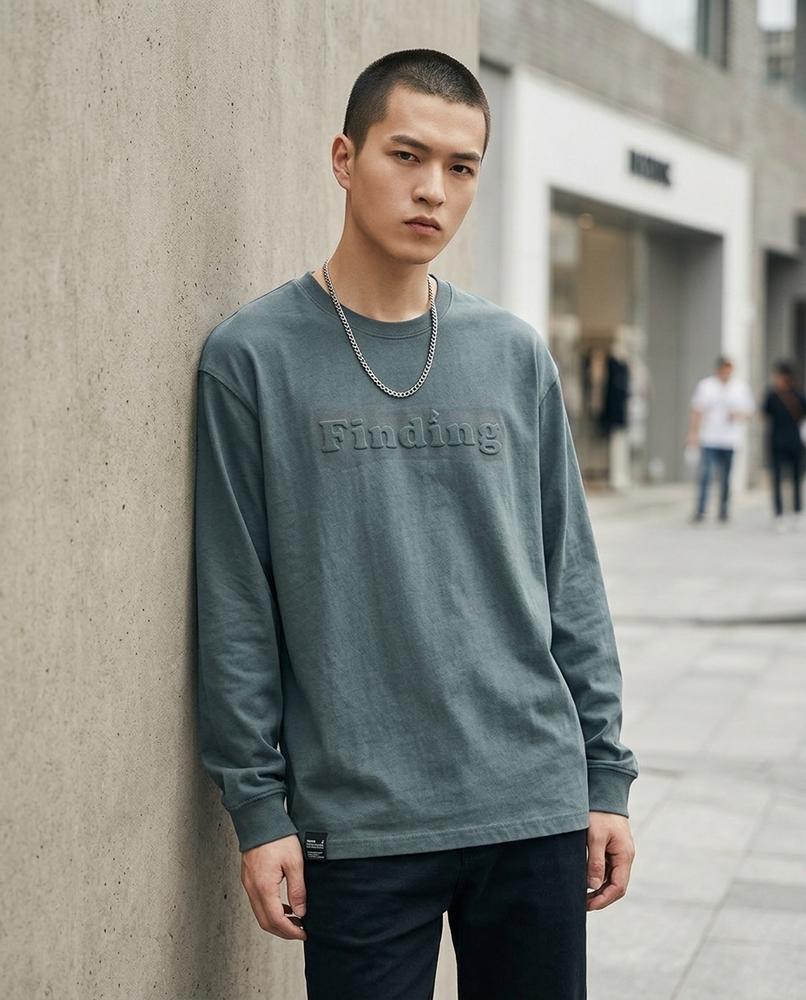 Statement Street - Kapov | Langärmliges Besticktes Shirt Herren
