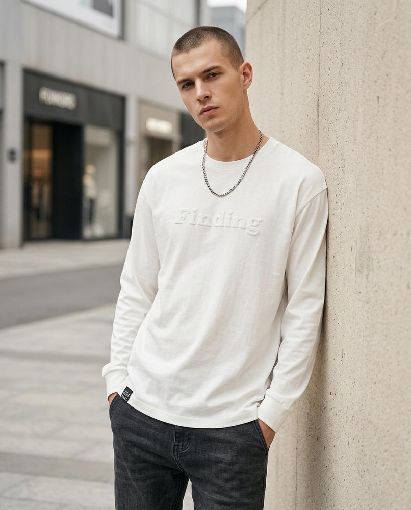 Statement Street - Kapov | Langärmliges Besticktes Shirt Herren