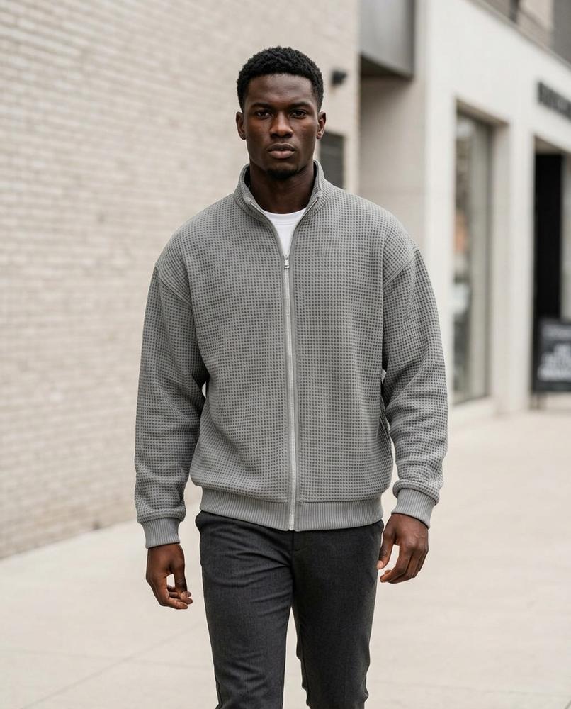Statement Street - Rozod | Strukturiert Gerippt Jacke Herren