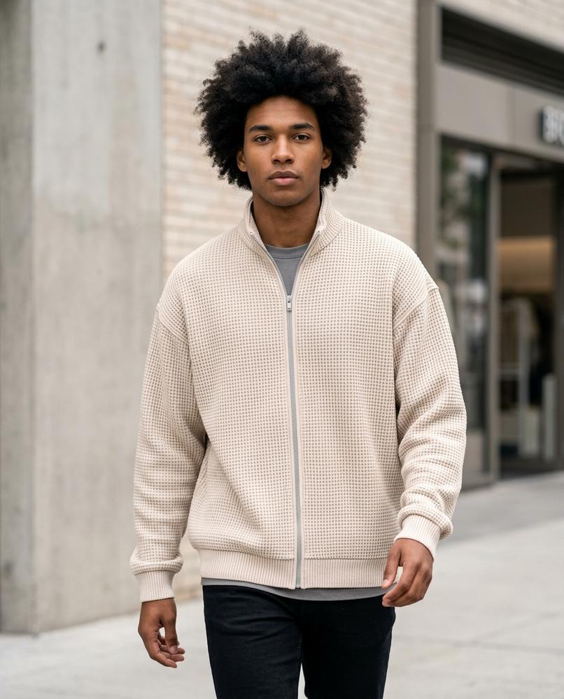 Statement Street - Rozod | Strukturiert Gerippt Jacke Herren