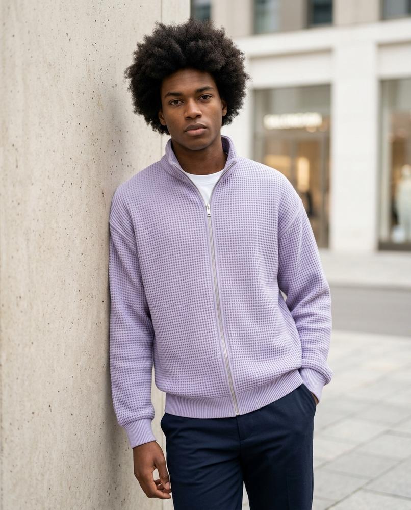 Statement Street - Rozod | Strukturiert Gerippt Jacke Herren
