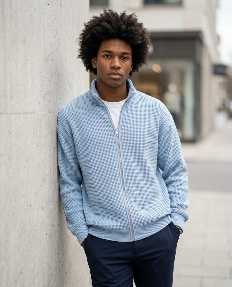Statement Street - Rozod | Strukturiert Gerippt Jacke Herren