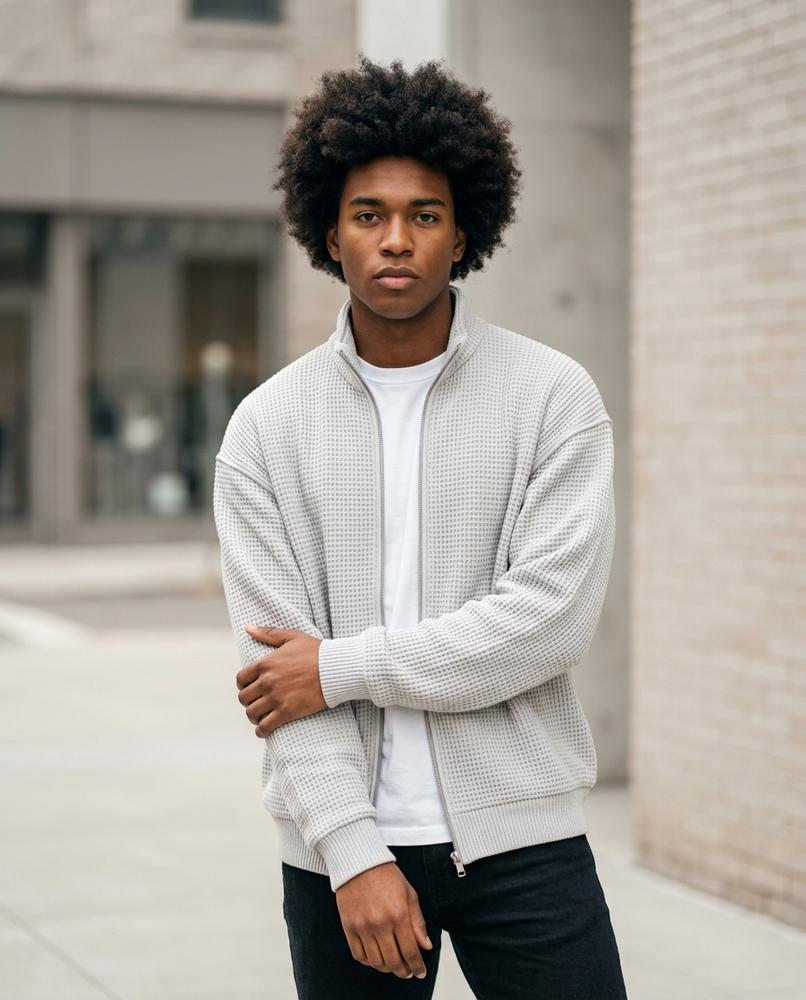 Statement Street - Rozod | Strukturiert Gerippt Jacke Herren