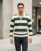 Statement Street - Vawor | Gestreifter Strick Pullover Herren