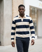 Statement Street - Vawor | Gestreifter Strick Pullover Herren
