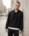 Statement Street - Labok | Geschnürte Stehkragen Jacke Herren