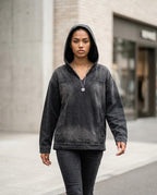 Statement Street - Corod | Gewaschen Abgesteppt Hoodie Unisex