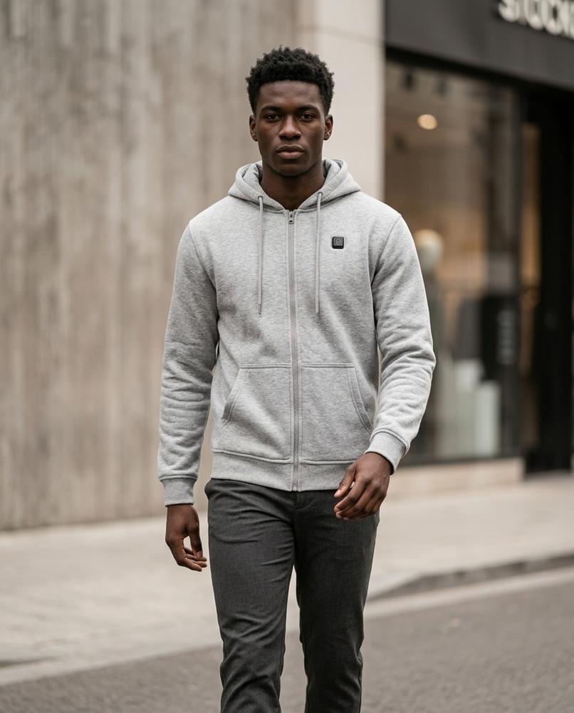 Statement Street - Valim | Beheizbar Gesteppt Hoodie Herren