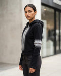 Statement Street - Remek | Farbverlaufender Taillierter Hoodie Damen