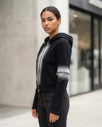 Statement Street - Remek | Farbverlaufender Taillierter Hoodie Damen