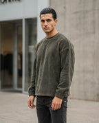 Statement Street - Nubal | Gerippter Langärmliger Pullover Herren