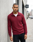 Statement Street - Catet | Strukturierter Gezipster Pullover Herren