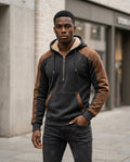 Statement Street - Yetus | Gefütterter Zweifarbiger Hoodie Herren