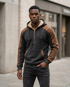 Statement Street - Yetus | Gefütterter Zweifarbiger Hoodie Herren