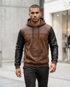 Statement Street - Yetus | Gefütterter Zweifarbiger Hoodie Herren