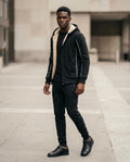 Statement Street - Donit | Gefüttert Gestreift Hoodie Herren
