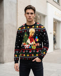 Statement Street - Eabil | Langärmliger Gemusterter Pullover Herren