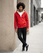 Statement Street - Donit | Gefüttert Gestreift Hoodie Herren