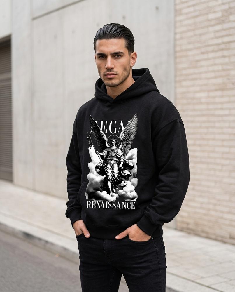Statement Street - Cegem | Bedruckt Langärmlig Hoodie Herren