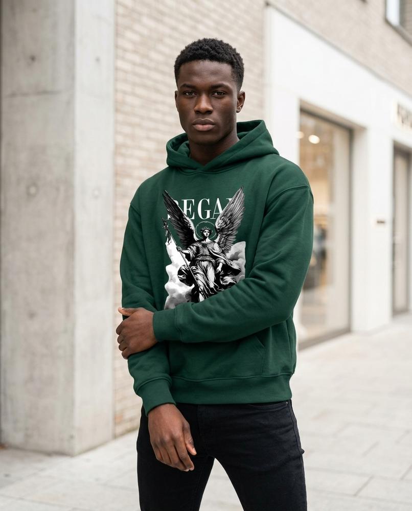 Statement Street - Cegem | Bedruckt Langärmlig Hoodie Herren