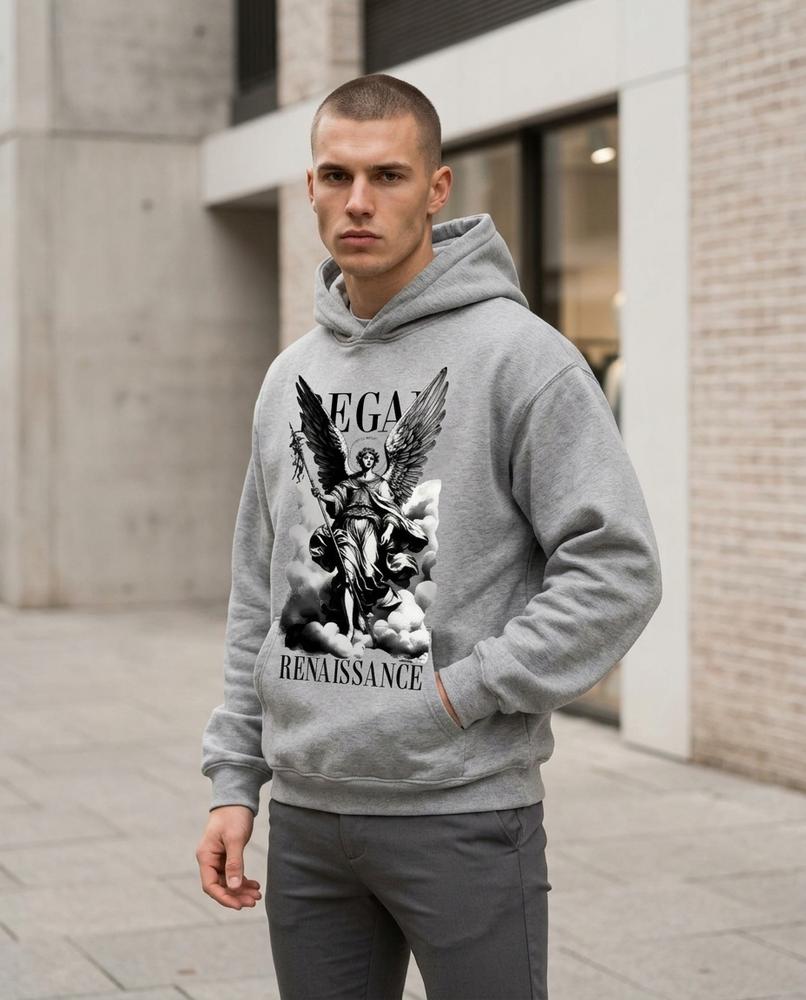 Statement Street - Cegem | Bedruckt Langärmlig Hoodie Herren