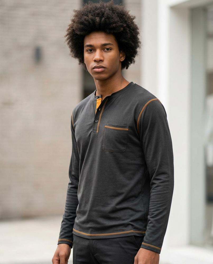 Statement Street - Kosad | Langärmliges Geknöpftes Shirt Herren