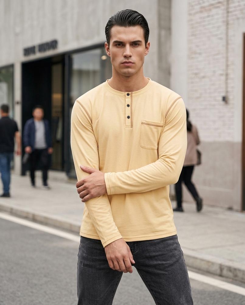 Statement Street - Kosad | Langärmliges Geknöpftes Shirt Herren